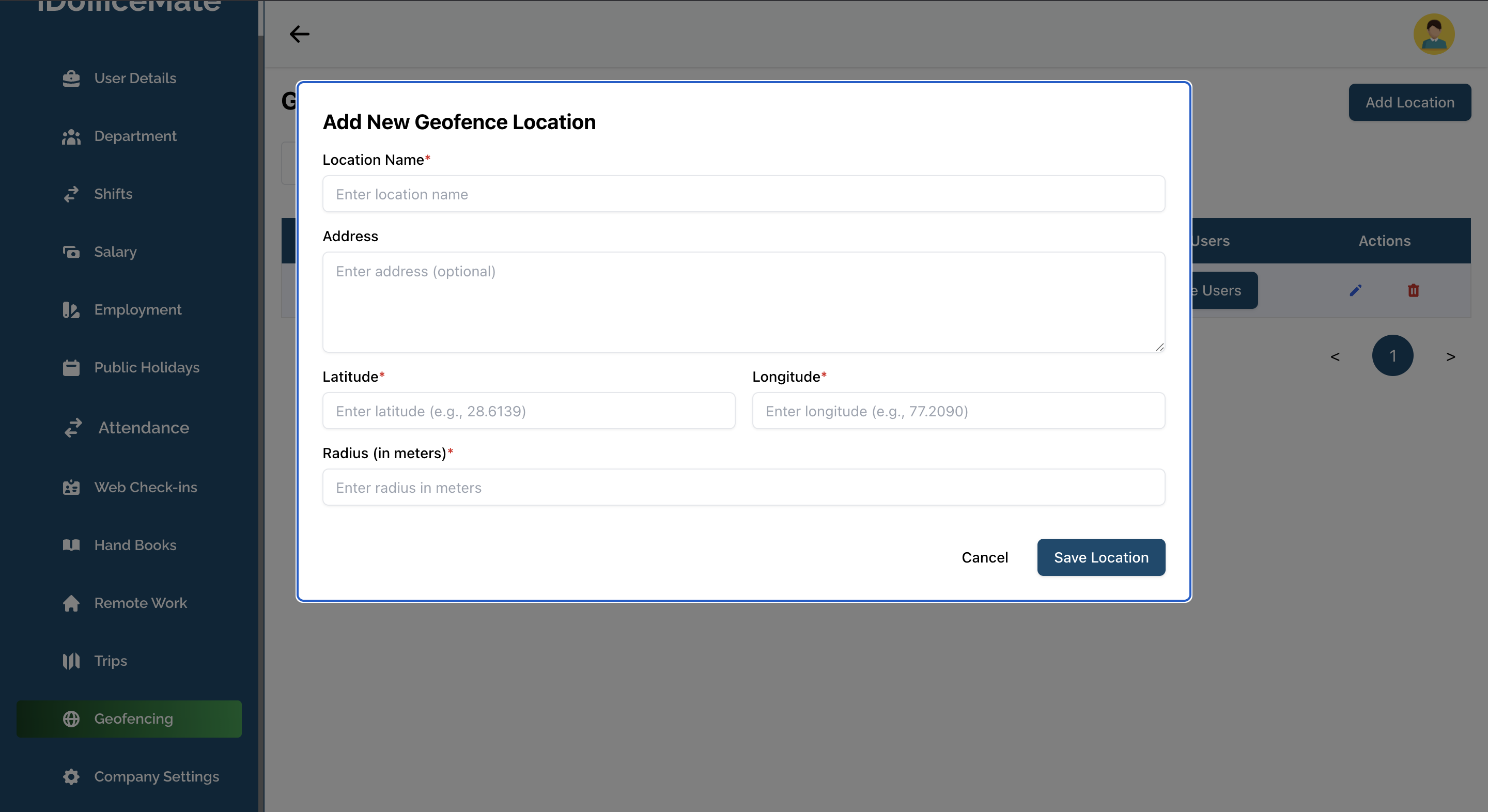 Add Location