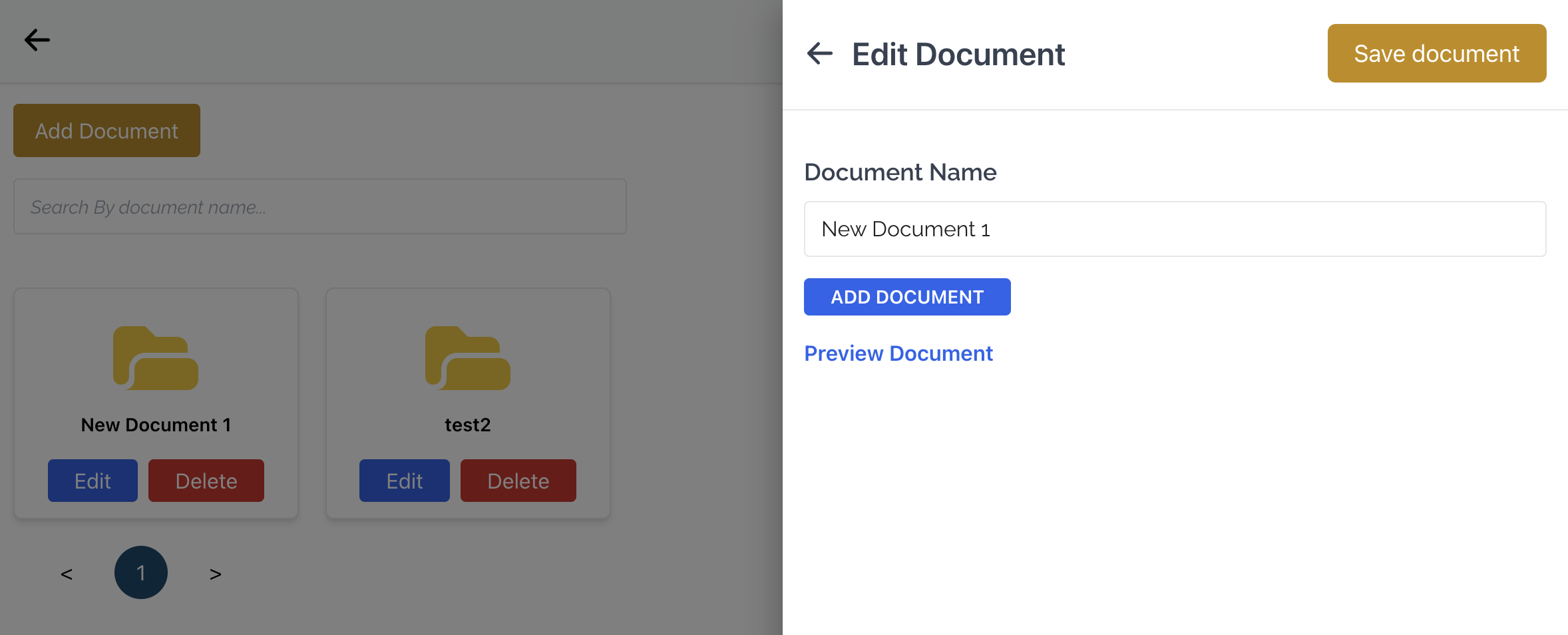 Edit Documents Edit Documents
