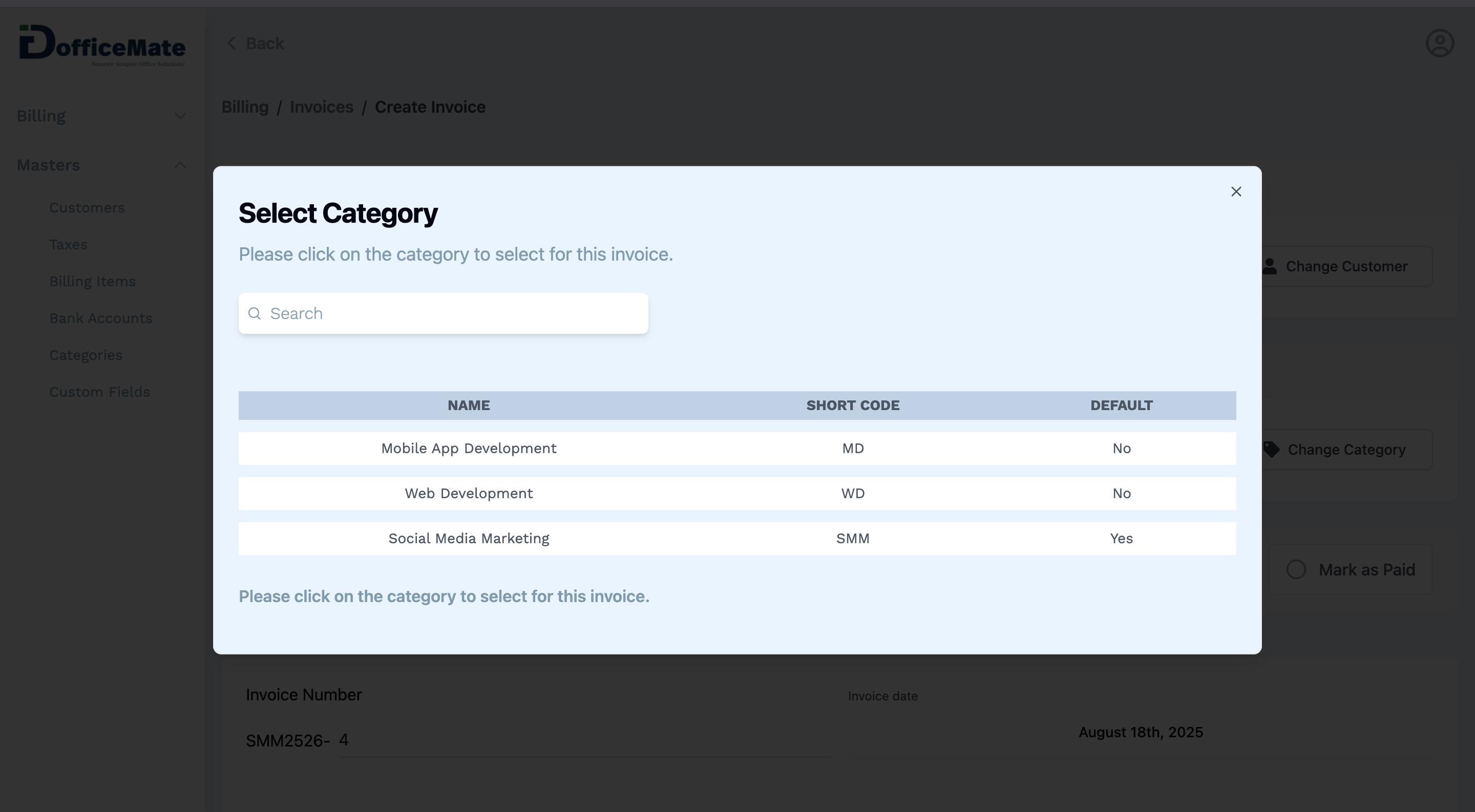 Select Category Select Category