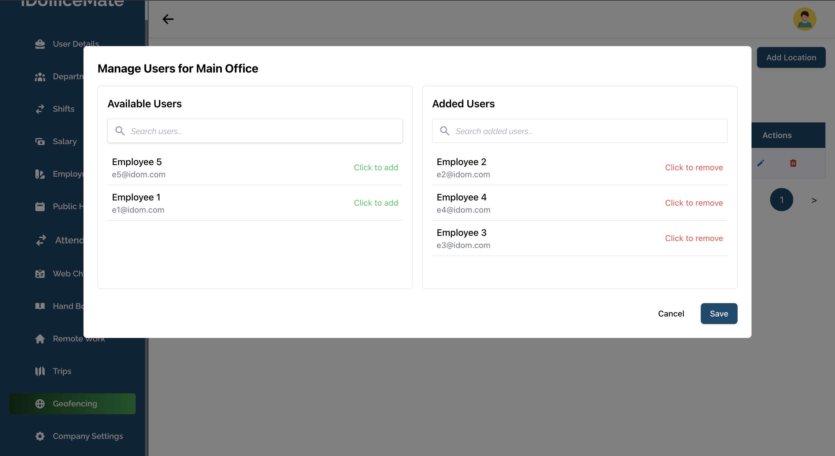 Manage Users