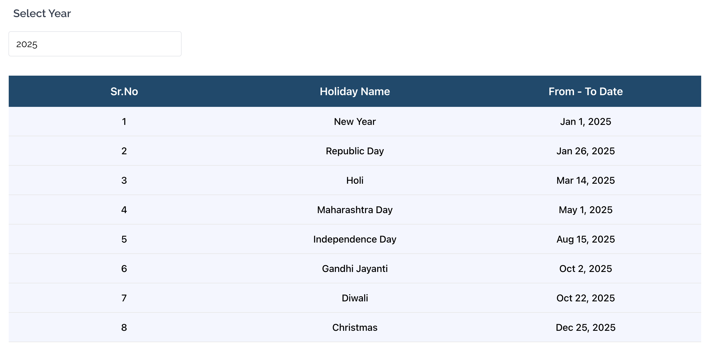 Public Holidays Public Holidays